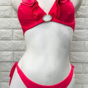 Bikini Triangulo con faralao en el pecho